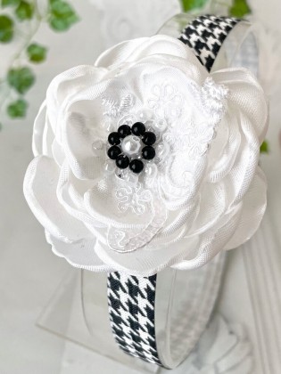 Handmade Houndstooth Fashion Headband
