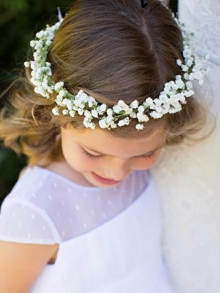 Baby's Breath Gypsophila Crown Headband