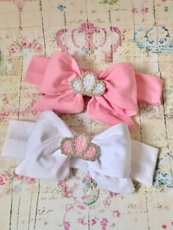 Baby Christening Headband Luxyry Crown