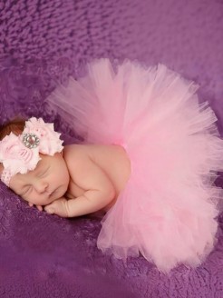 Baby Girl Tutu Tulle Skirt Pink