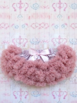 Baby Girl Petti Skirt Tutu Dusty Pink