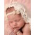 Baby Girl Headband Pearl Bow