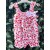 Baby Girl Ruffle Satin Cherry Romper