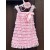 Baby dress Pink lace with headband
