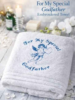 Christening Towel For My Special Godfather
