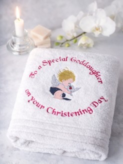 Christening Towel To A Special Goddaughter