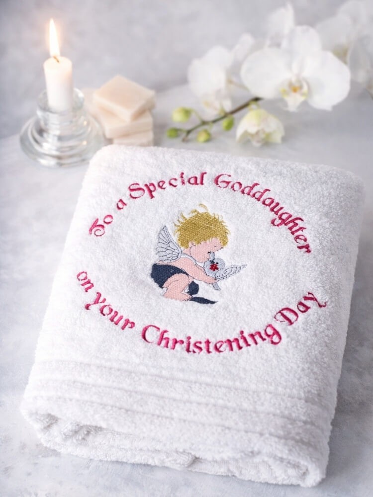 Christening Towel To A Special Goddaughter