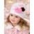 Handmade Cotton Beanie Hat for Girls Multicolor Flowers
