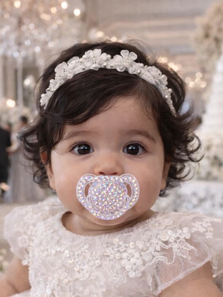 Baby Dummy Avent with Crystals Swarovski Multicolor Baby Dummy Avent with Crystals Swarovski Multicolor