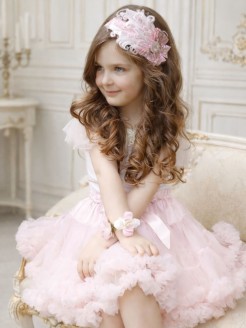 Girl Party Tutu Skirt Pale Pink