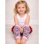 Baby girl leg warmers Zebra pink