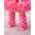 Baby leg warmers Coral and white dots
