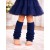 Baby girl leg warmers Navy blue