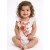 Baby girl romper Flowers aplique