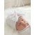 Newborn hat White with White bow