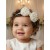 Baby Girl Alice Band Pearl Bow