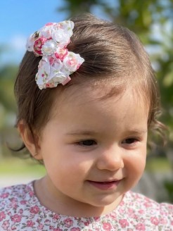 Girl hair clip floral bow