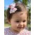 Girl hair clip floral rosette bow