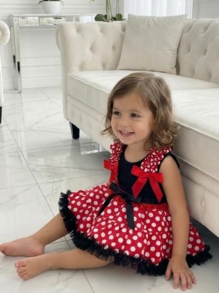 Girl Minnie Birthday Top