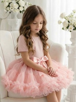Girl Tutu Skirt Pale Pink