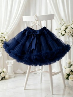 Girl party pettiskirt tutu Navy blue