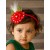 Red Rose Aplique Headband