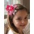 Hair clip-fuchsia boutique bow