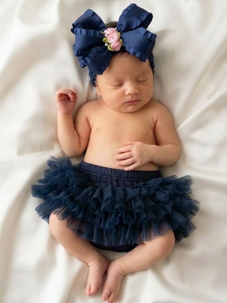Baby Girl Navy Blue Tutu Bloomer