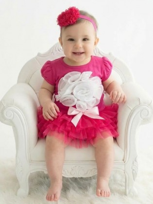 baby girl birthday outfit set
