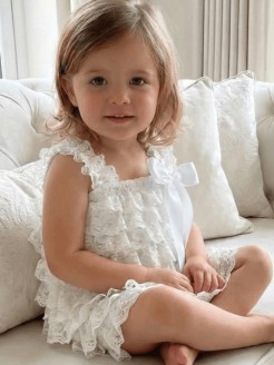 Baby Christening Dress White Lace