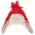 Baby girl hat Red trapper