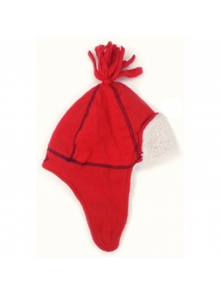 Baby Girl Winter Hat Red Trapper