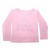 Cotton Long-Sleeved Daddys Princess Pink Top