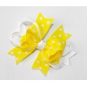 Kλιπ κοκαλακι-yellow boutique bow