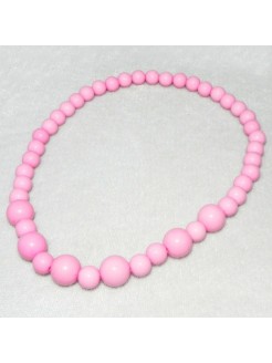 Baby girl necklace Pink