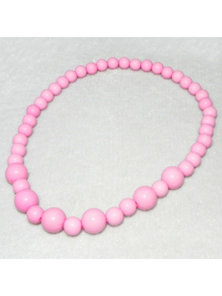 Baby girl necklace Pink