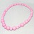 Baby girl necklace Pink