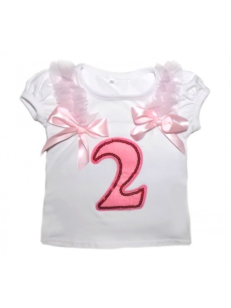 Baby Girl Birthday Cotton Top