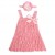 Baby dress Pink lace with headband