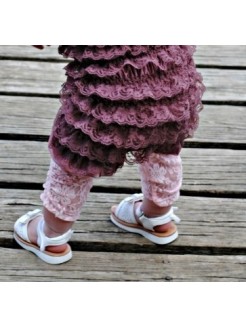 Baby Girl Lace Leggings Pink