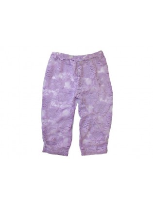 Baby Girl Lace Leggings Lavender