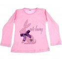 Μπλουζάκι "Cute bunny" pink