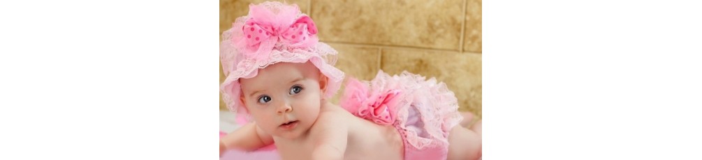 Baby Girl Hat and Bloomer Set