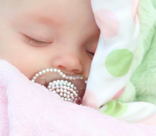 baby crystal bling pacifier